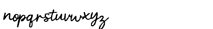 Recipe Script Demo Regular Font LOWERCASE