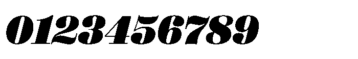 Reckham No1 Black Italic Font OTHER CHARS