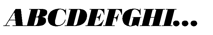 Reckham No1 Black Italic Font UPPERCASE