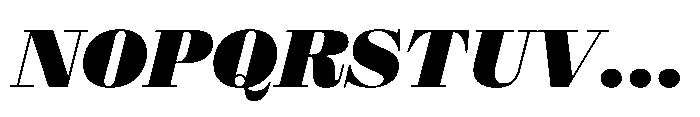 Reckham No1 Black Italic Font UPPERCASE