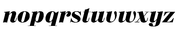 Reckham No1 Bold Italic Font LOWERCASE