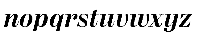 Reckham No1 Demi Italic Font LOWERCASE