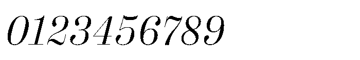 Reckham No1 Light Italic Font OTHER CHARS
