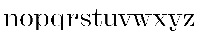 Reckham No1 Light Font LOWERCASE