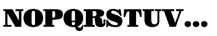 Reckham No2 Black Font UPPERCASE