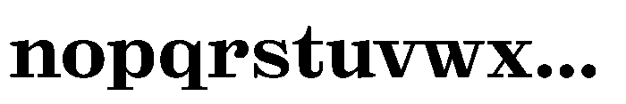 Reckham No2 Demi Font LOWERCASE