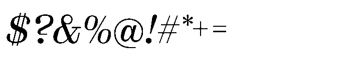 Reckham No2 Italic Font OTHER CHARS