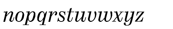 Reckham No2 Italic Font LOWERCASE