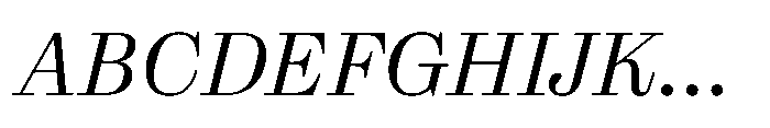 Reckham No2 Light Italic Font UPPERCASE