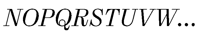 Reckham No2 Light Italic Font UPPERCASE