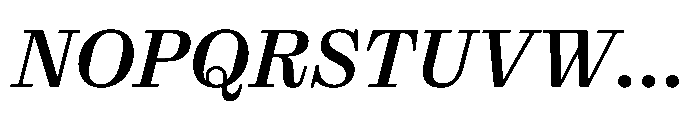 Reckham No2 Medium Italic Font UPPERCASE
