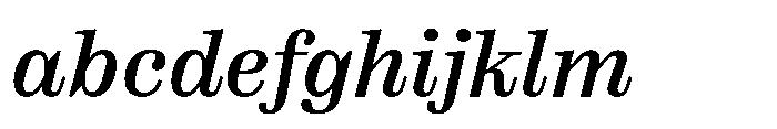 Reckham No2 Medium Italic FONT