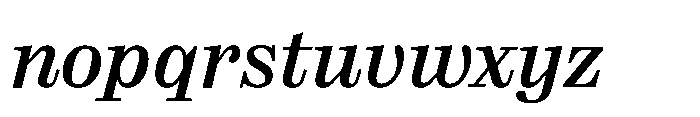 Reckham No2 Medium Italic Font LOWERCASE