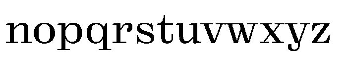 Reckham No2 Regular Font LOWERCASE