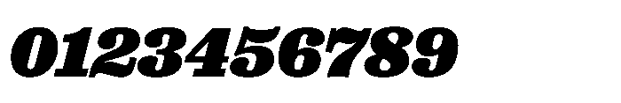 Reckham No3 Black Italic Font OTHER CHARS