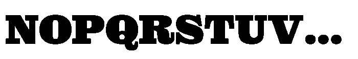 Reckham No3 Black Font UPPERCASE