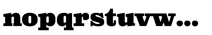 Reckham No3 Black Font LOWERCASE