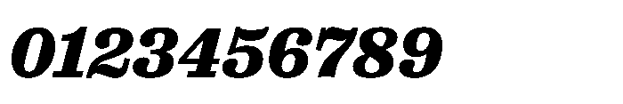 Reckham No3 Bold Italic Font OTHER CHARS