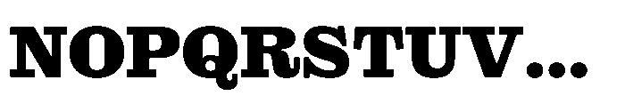 Reckham No3 Bold Font UPPERCASE