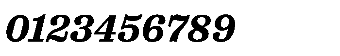 Reckham No3 Demi Italic Font OTHER CHARS