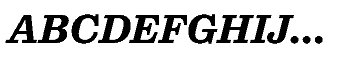 Reckham No3 Demi Italic Font UPPERCASE