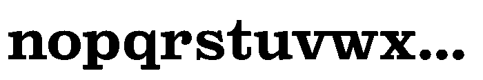 Reckham No3 Demi Font LOWERCASE