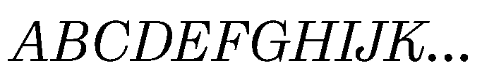 Reckham No3 Light Italic Font UPPERCASE