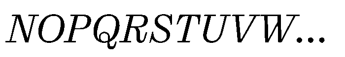 Reckham No3 Light Italic Font UPPERCASE