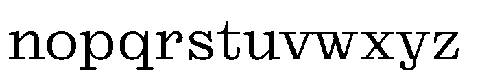Reckham No3 Light Font LOWERCASE