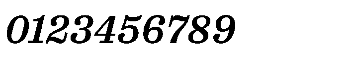 Reckham No3 Medium Italic Font OTHER CHARS
