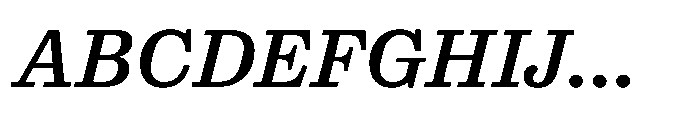 Reckham No3 Medium Italic Font UPPERCASE