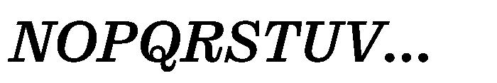 Reckham No3 Medium Italic Font UPPERCASE