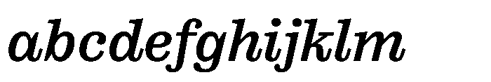 Reckham No3 Medium Italic FONT