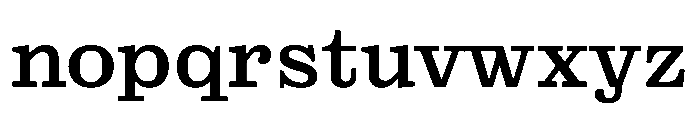 Reckham No3 Medium Font LOWERCASE