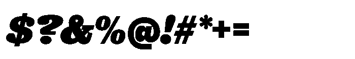 Reckham No4 Black Italic Font OTHER CHARS