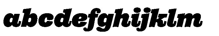 Reckham No4 Black Italic FONT