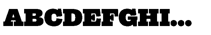 Reckham No4 Black Font UPPERCASE