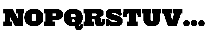Reckham No4 Black Font UPPERCASE