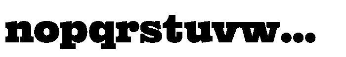 Reckham No4 Black Font LOWERCASE
