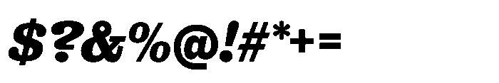 Reckham No4 Bold Italic Font OTHER CHARS