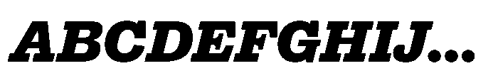 Reckham No4 Bold Italic Font UPPERCASE