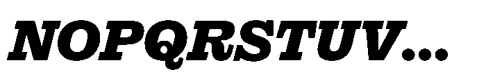 Reckham No4 Bold Italic Font UPPERCASE