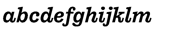 Reckham No4 Demi Italic FONT