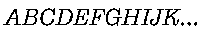 Reckham No4 Italic Font UPPERCASE
