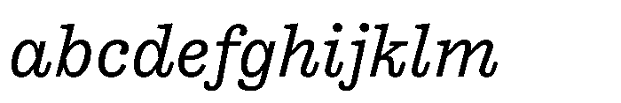 Reckham No4 Italic FONT
