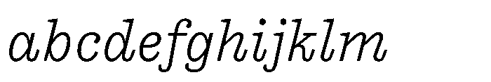 Reckham No4 Light Italic FONT