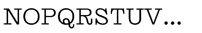 Reckham No4 Light Font UPPERCASE