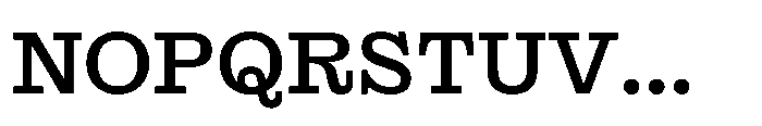 Reckham No4 Medium Font UPPERCASE