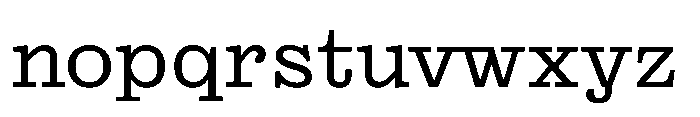 Reckham No4 Regular Font LOWERCASE