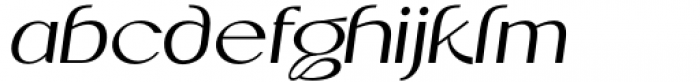 Reclamo Regular Italic Font LOWERCASE